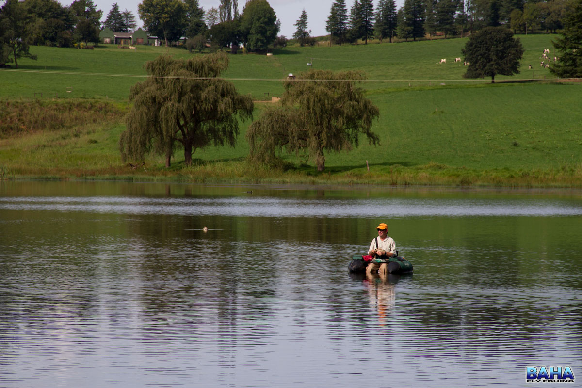 Dave fishing Turner's Cottage
