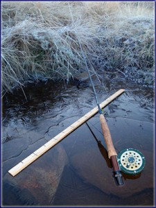 Fly Fishing Rod On Ice