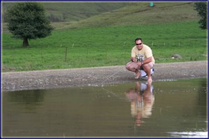 Nick Puddle Fishing